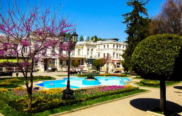 Расположение «Цетрального военного санатория» в г. Кисловодске - фотография