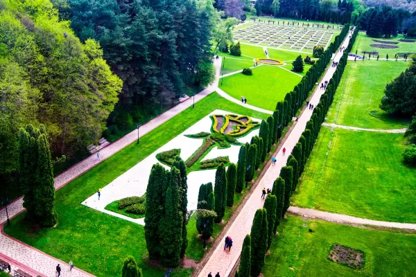 Расположение «Центрального военного санатория» в г. Кисловодске - фотография